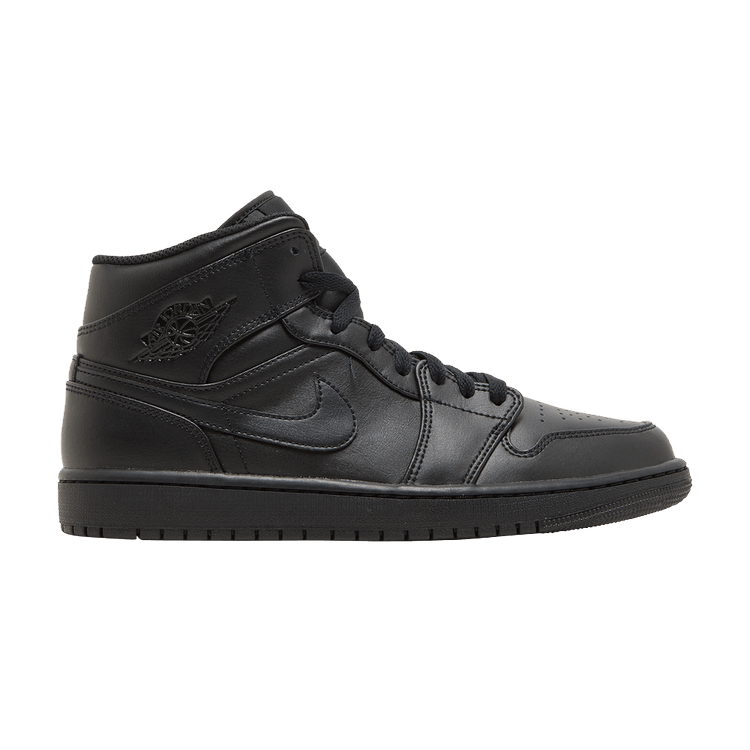 Jordan 1 Mid Triple Black