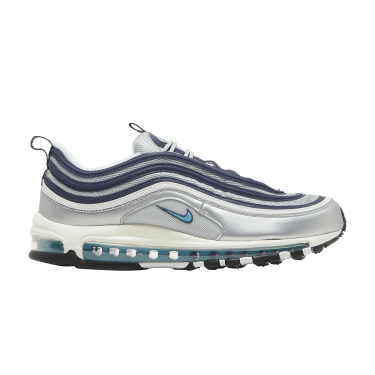 Nike Air Max 97 Metallic Silver Chlorine Blue