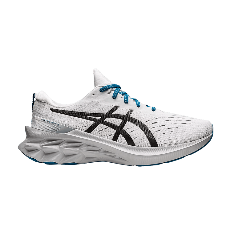 ASICS Novablast 2 White Black Blue