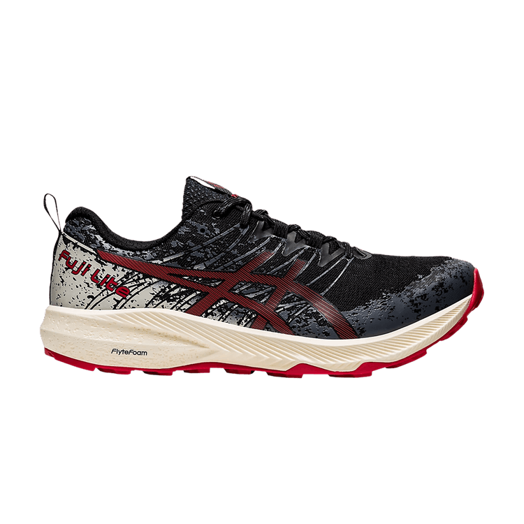 ASICS Fuji Lite 2 Black Electric Red