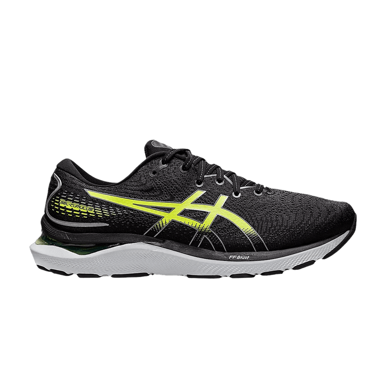 ASICS Gel-Cumulus 24 Black Hazard Green