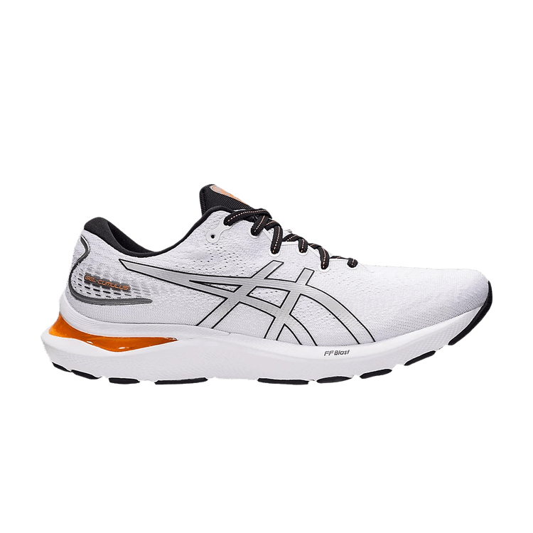 ASICS Gel-Cumulus 24 White Piedmont Grey Orange