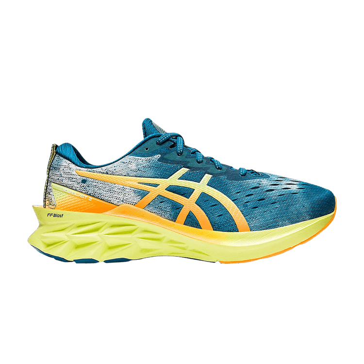 ASICS Novablast 2 Deep Sea Teal Glow Yellow