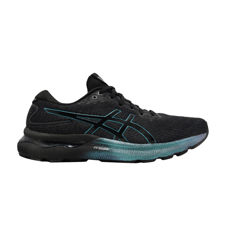 ASICS Gel Nimbus 24 Platinum Black Blue