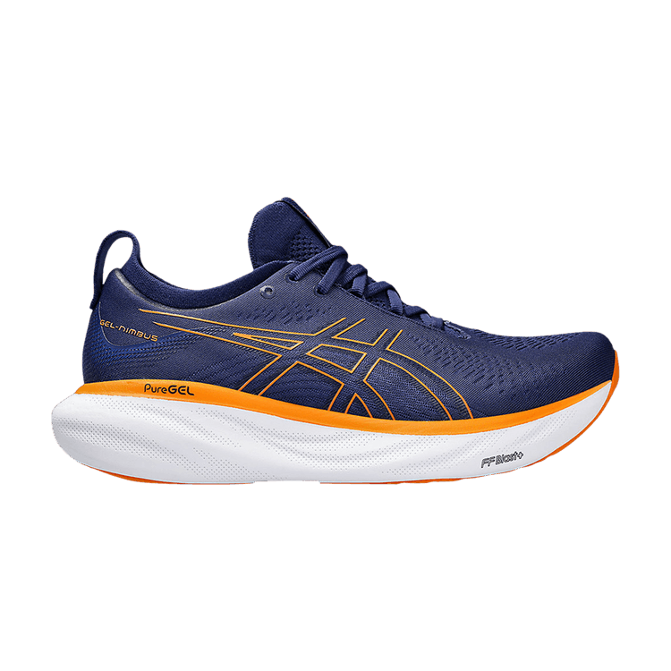 ASICS Gel-Nimbus 25 Deep Ocean Bright Orange