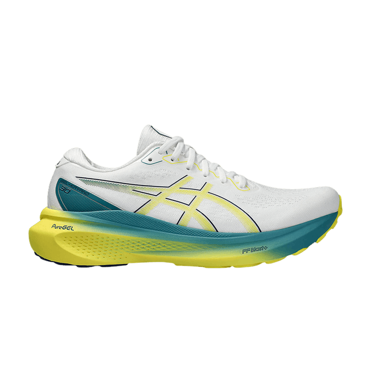 ASICS Gel-Kayano 30 White Bright Yellow