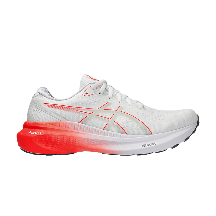 ASICS Gel-Kayano 30 White Sunrise Red