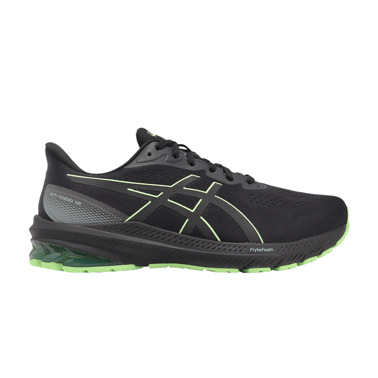 ASICS GT-1000 12 GTX Black Illuminate Green