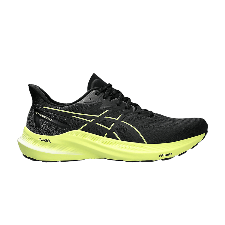 ASICS GT-2000 12 Black Glow Yellow