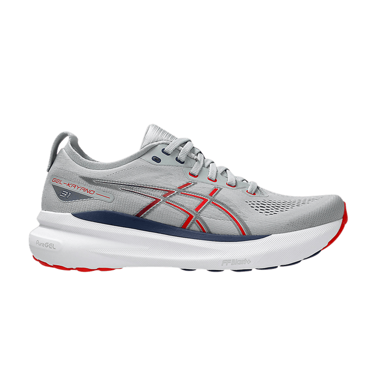 ASICS Gel-Kayano 31 Piedmont Grey Fiery Red