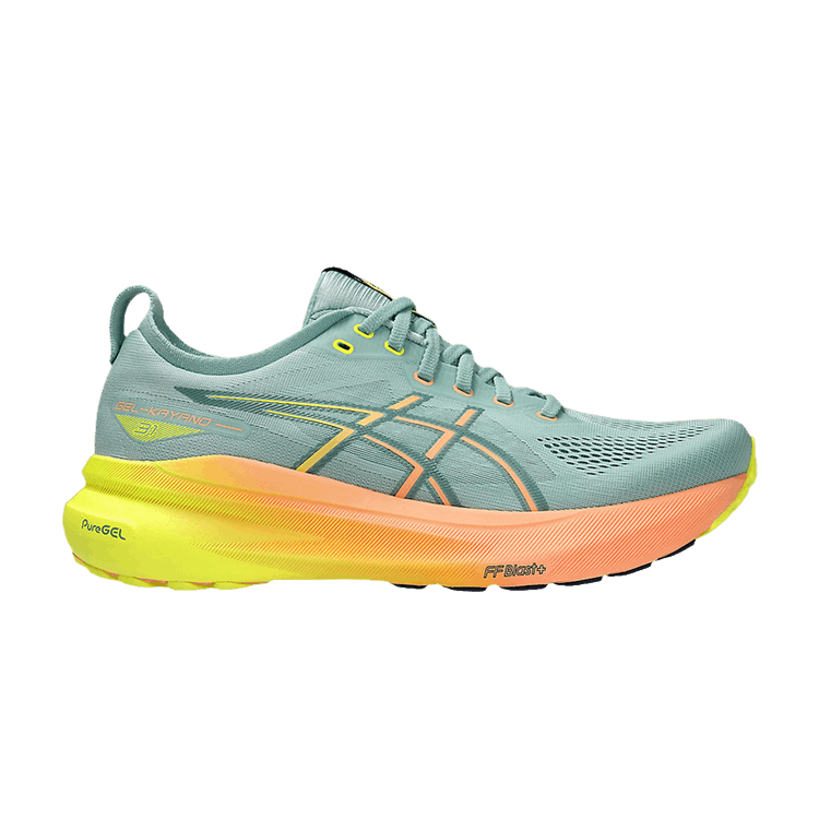 ASICS Gel-Kayano 31 Paris Light Celadon Safety Yellow