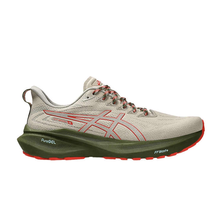 ASICS GT-2000 13 TR Nature Bathing Beige Red Snapper Green