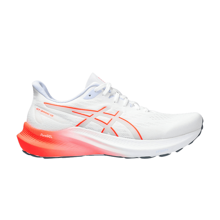 ASICS GT-2000 12 White Sunrise Red (Women's)