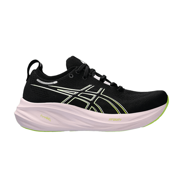 ASICS Gel-Nimbus 26 Black Neon Lime (Women's)