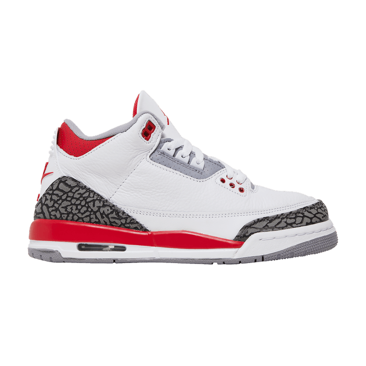 Jordan 3 Retro Fire Red (2022) (GS) - Side Kicks