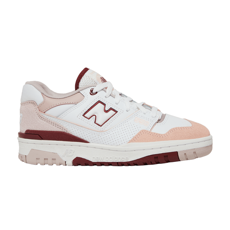 New Balance 550 White Scarlet (Women's)