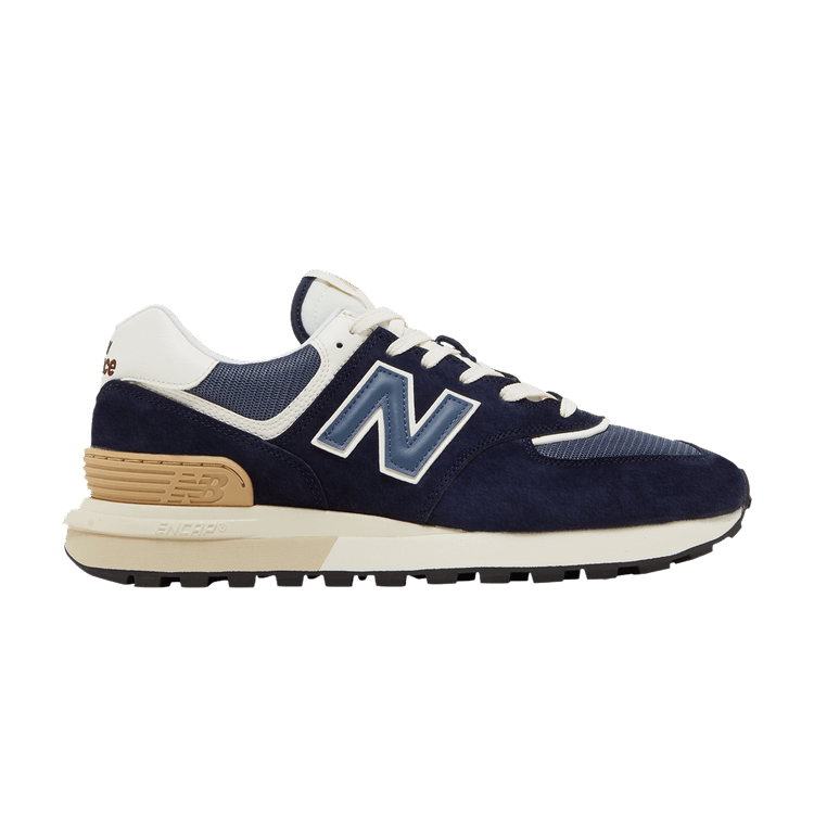 New Balance 574 Navy White Beige