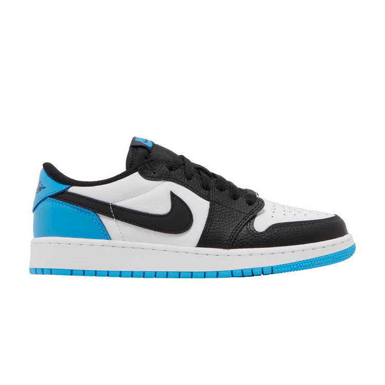 Jordan 1 Retro Low OG Black Dark Powder Blue (GS)