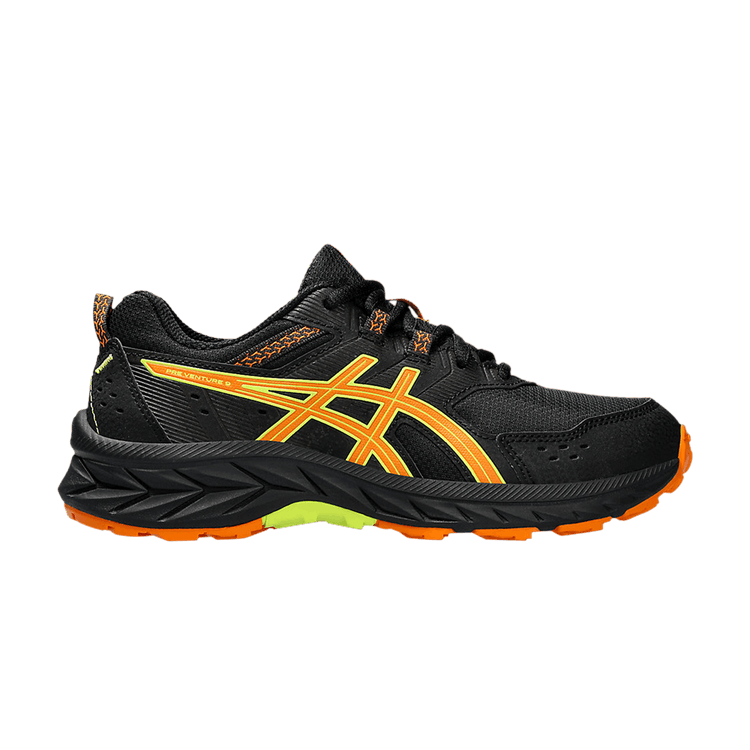 ASICS Pre Venture 9 Black Bright Orange (GS)