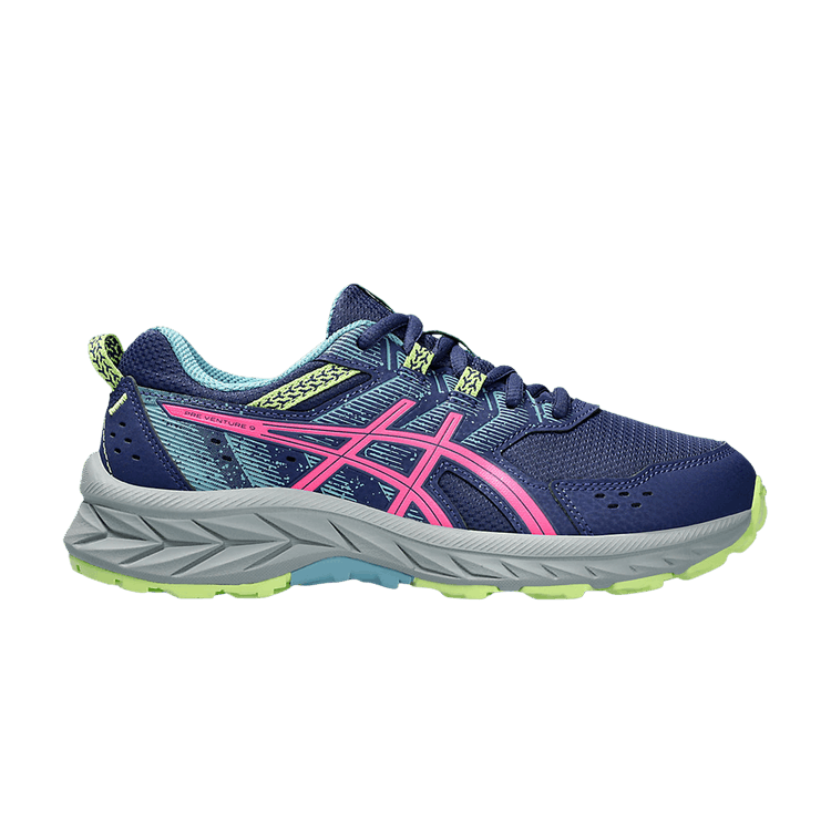 ASICS Pre Venture 9 Deep Ocean Hot Pink (GS)