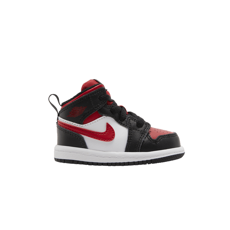 Jordan 1 Mid Black Fire Red (TD)