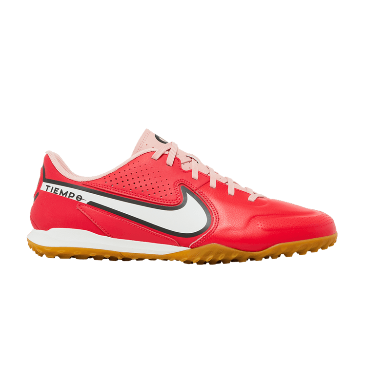 Nike Tiempo Legend 9 Academy TF Siren Red Citron Tint Bleached Coral Summit White