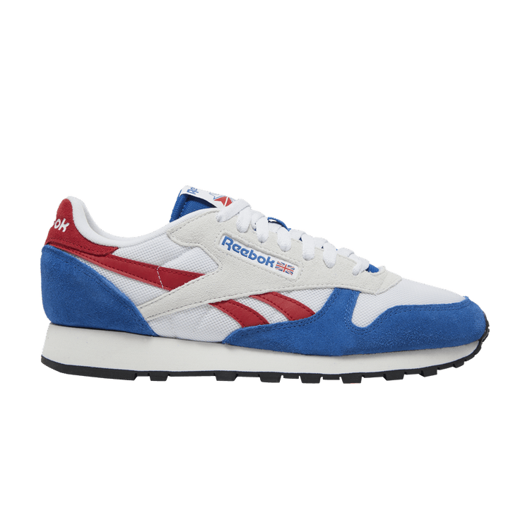 Reebok Classic Leather Make It Yours White Vector Red Blue