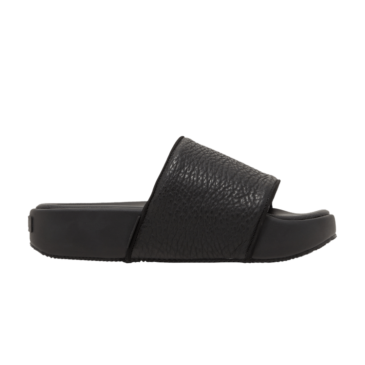 adidas Y-3 Slides Tumbled Leather Black