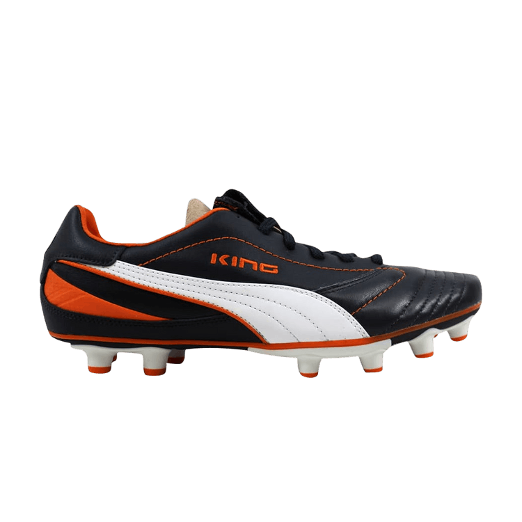 Puma King Finale I FG New Navy/White-Team Orange (Women's)