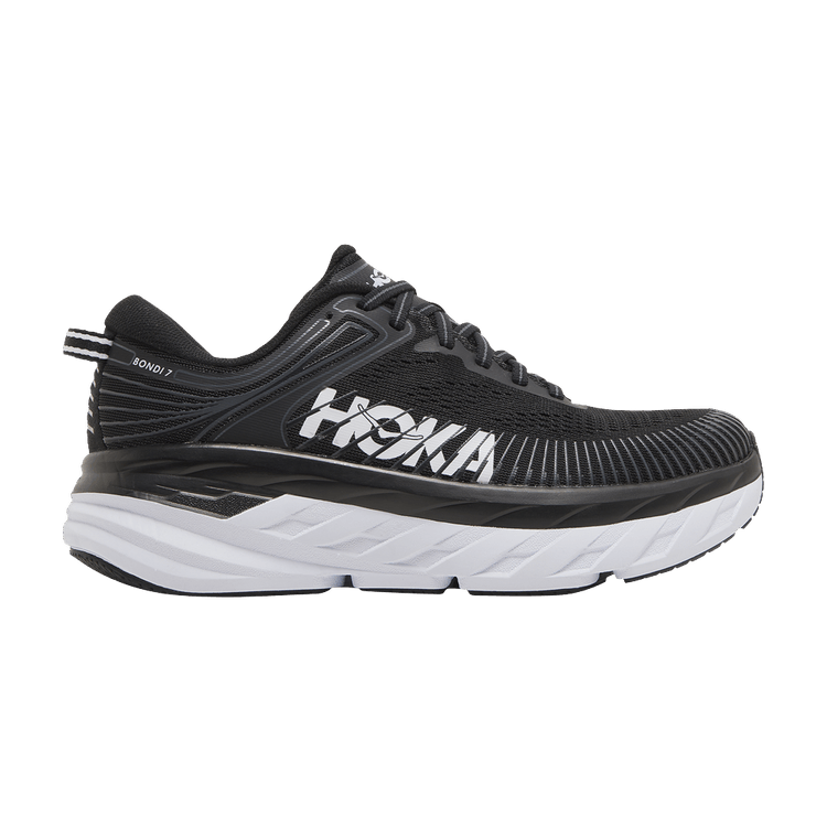 Hoka One One Bondi 7 Black White (Women's)