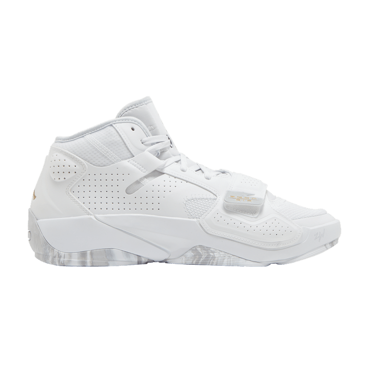 Jordan Zion 2 White Metallic Gold