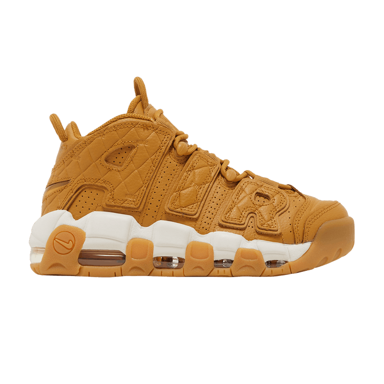 Nike Air More Uptempo Quilted Wheat Gum Light Brown (Women's)
