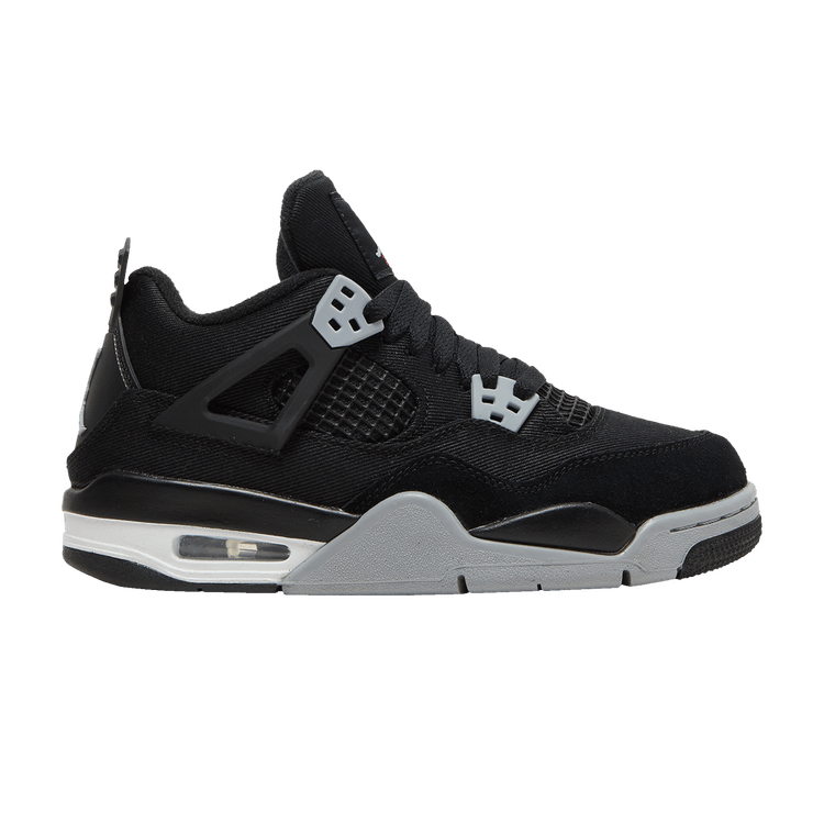 Jordan 4 Retro Black Canvas (GS)