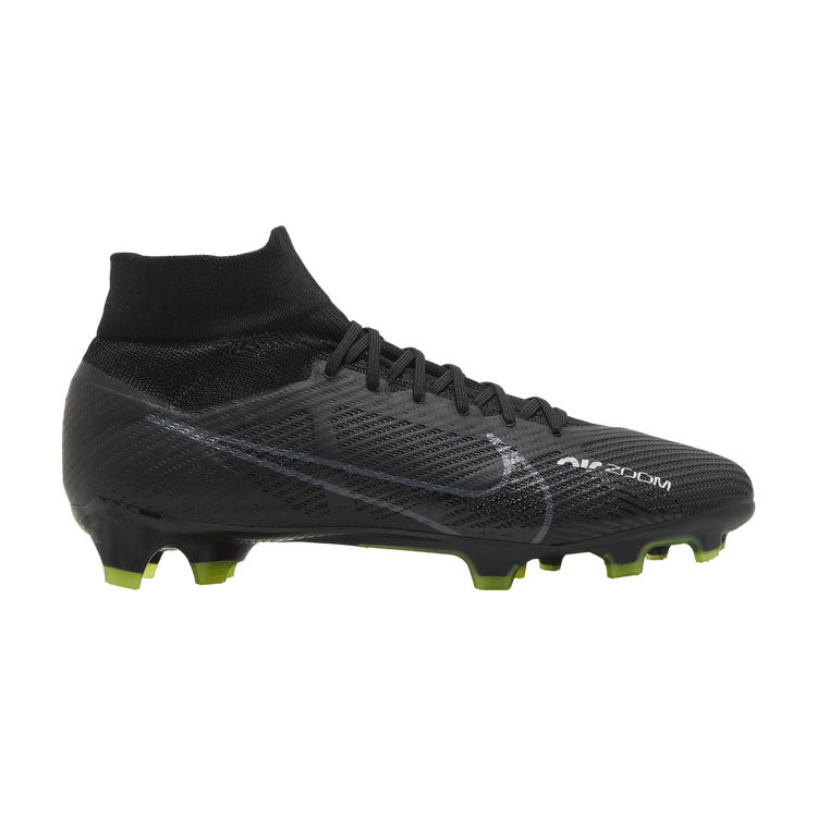 Nike Zoom Mercurial Superfly 9 Pro FG Black Dark Smoke Grey