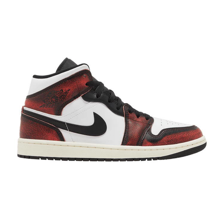 Jordan 1 Mid Wear-Away Chicago