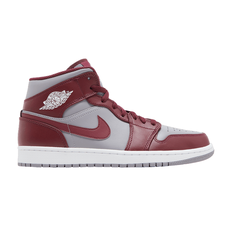 Jordan 1 Mid Cherrywood Red - Side Kicks