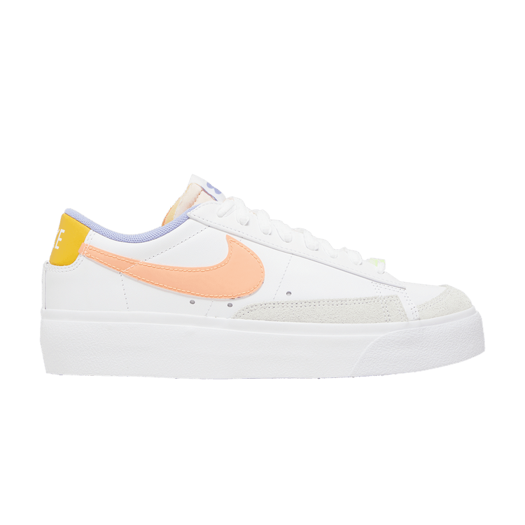 Nike Blazer Low Platform Peach Cream Light Thistle (Women's)