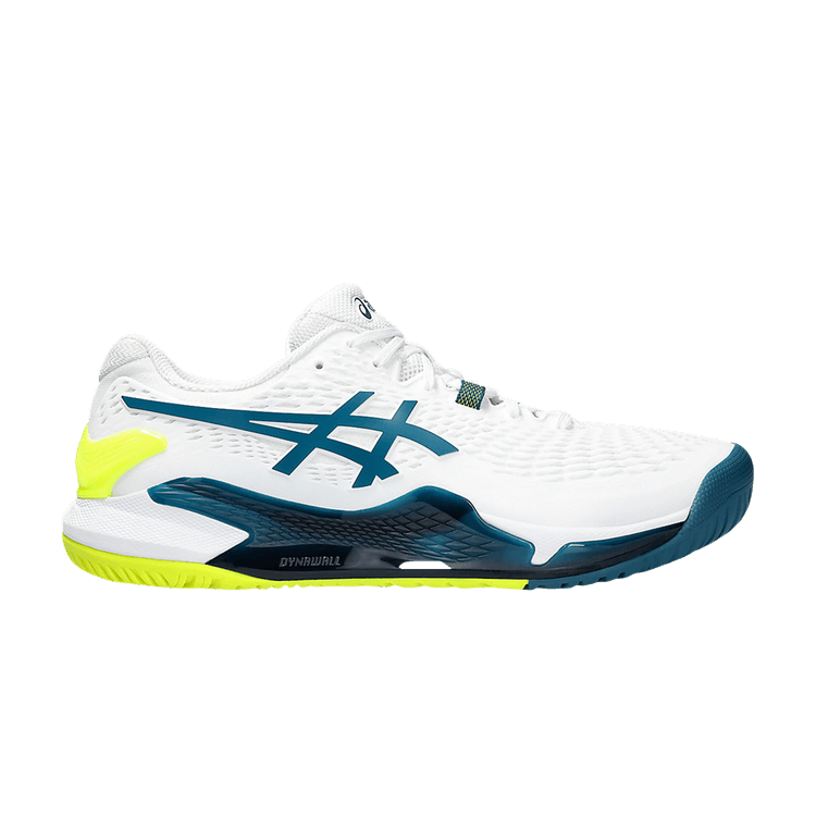 ASICS Gel-Resolution 9 Hardcourt White Restful Teal