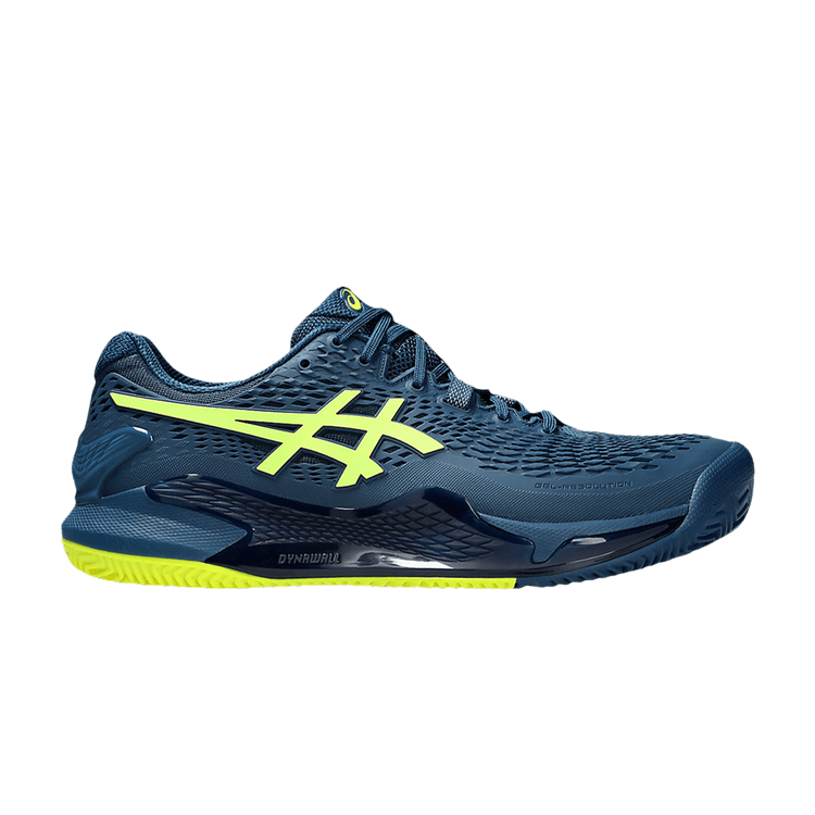 ASICS Gel-Resolution 9 Clay Mako Blue Safety Yellow