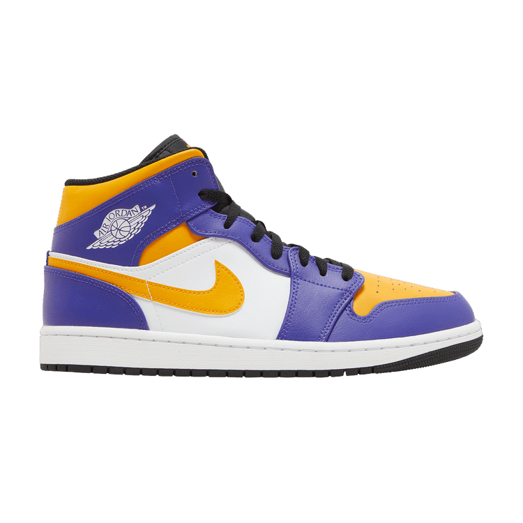 Jordan 1 Mid Lakers (2022) - Side Kicks