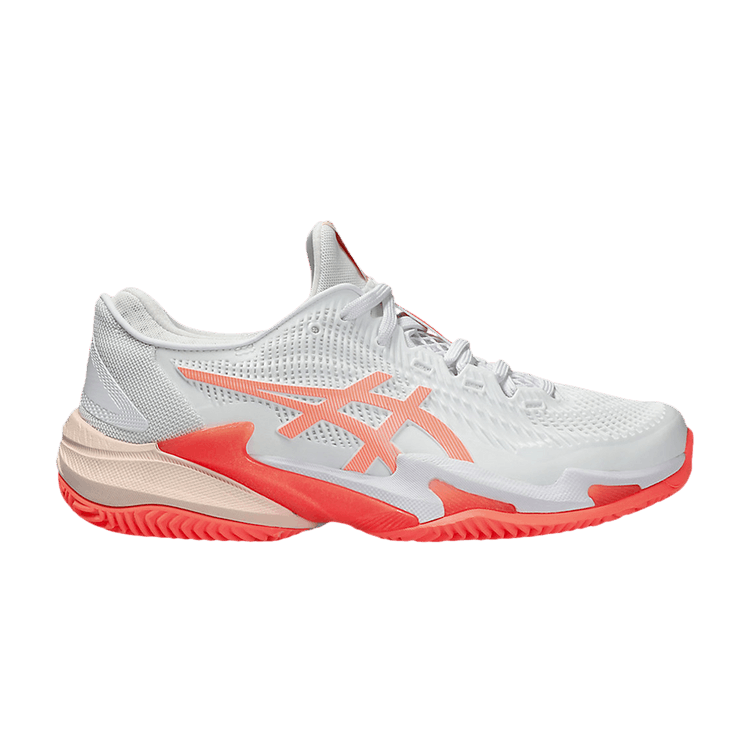 ASICS Court FF 3 Clay White Sun Coral (Women's)