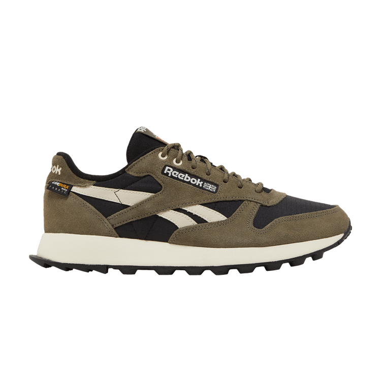 Reebok Classic Leather Cordura Black Army Green