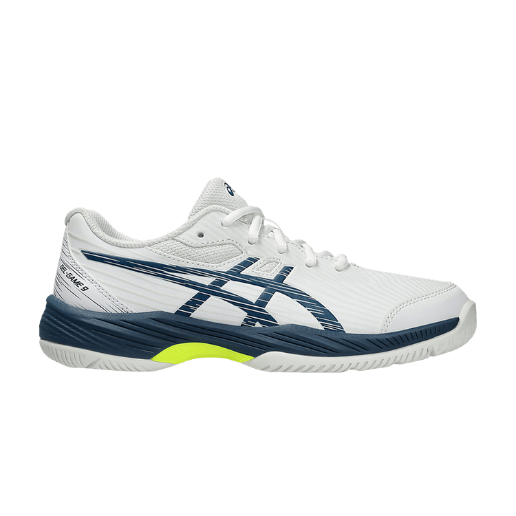 ASICS Gel-Game 9 White Mako Blue (GS)