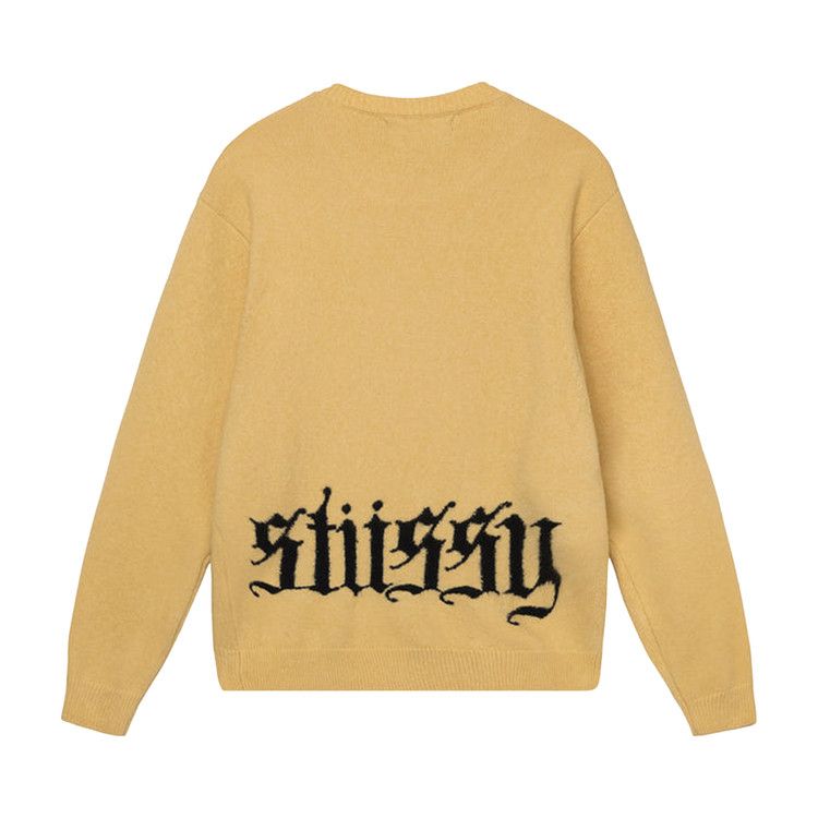 Stussy Gothic Sweater Gold