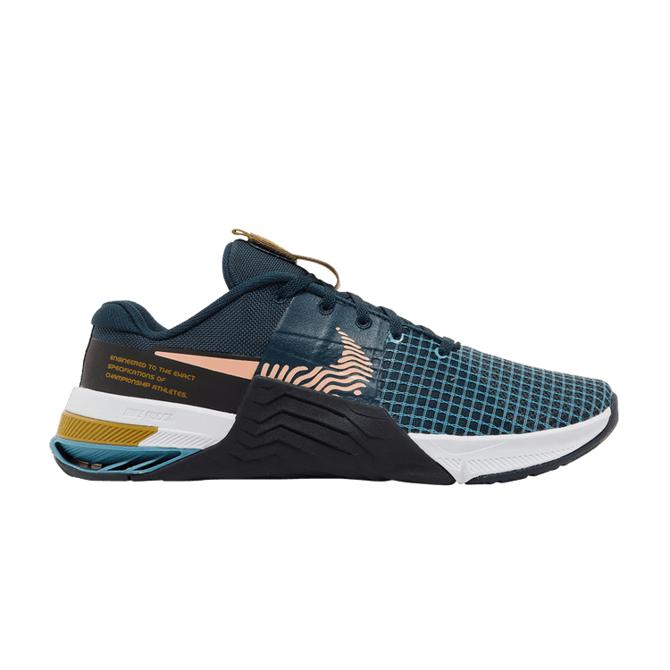 Nike Metcon 8 Armory Navy Obsidian Cerulean Arctic Orange
