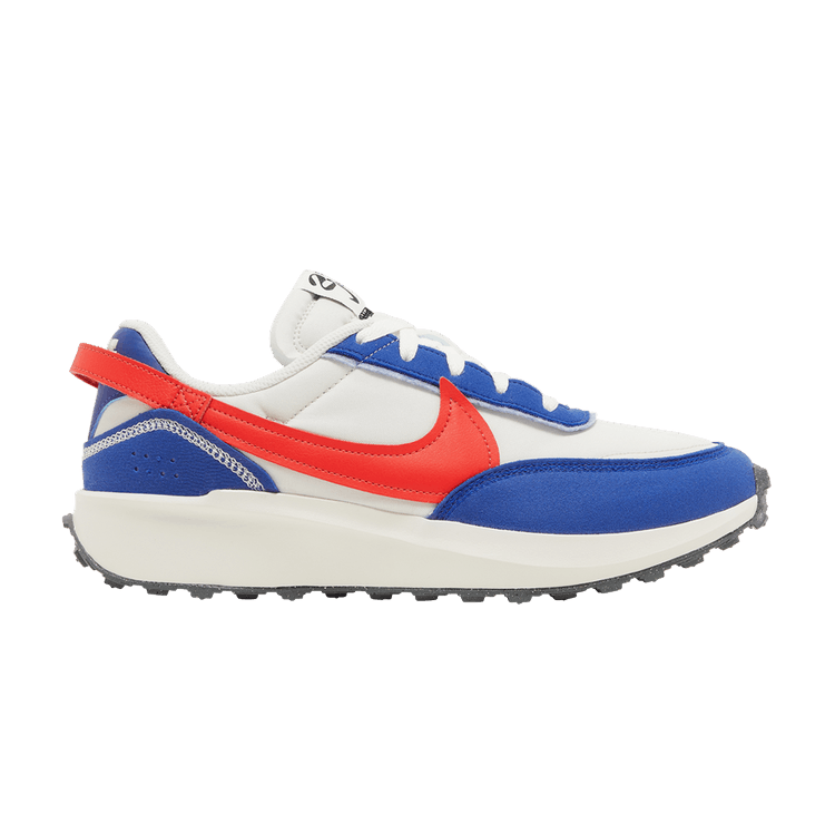 Nike Waffle Debut Swoosh Habanero Red Old Royal