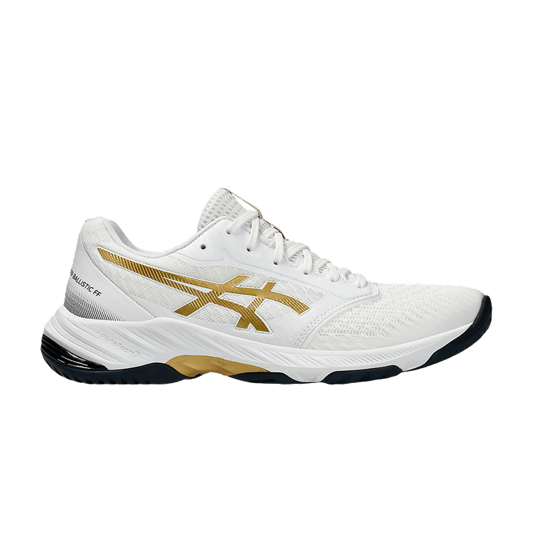 ASICS Netburner Ballistic FF 3 White Pure Gold