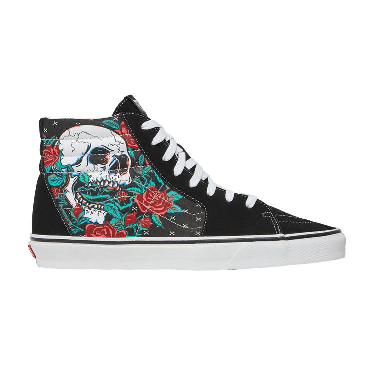 Vans Sk8-Hi Rose Skulls