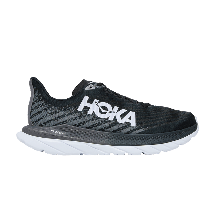 Hoka One One Mach 5 Black Castlerock Grey