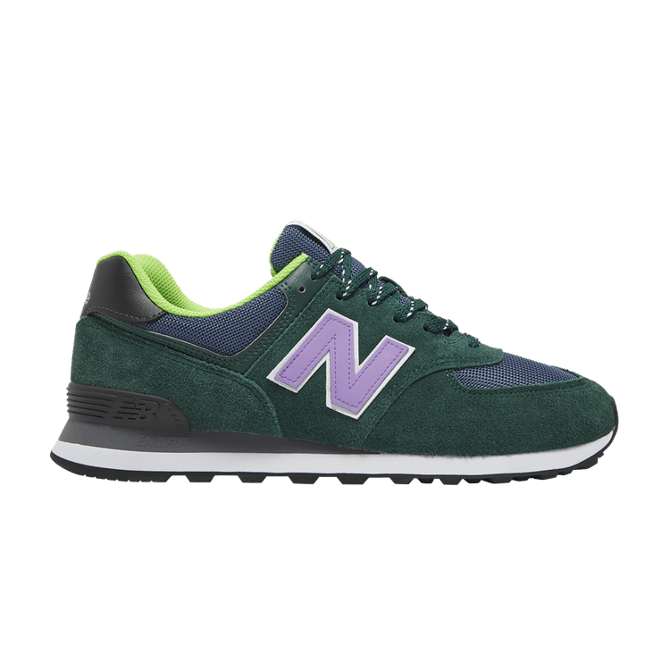 New Balance 574 Green Purple